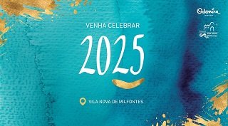 Venha celebrar 2025